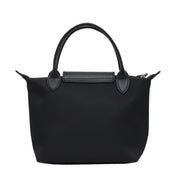 Longchamp Planetes Mini Top Handle Tote Bag- Black