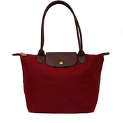 Longchamp Le Pliage Medium Shoulder Tote Bag- Red