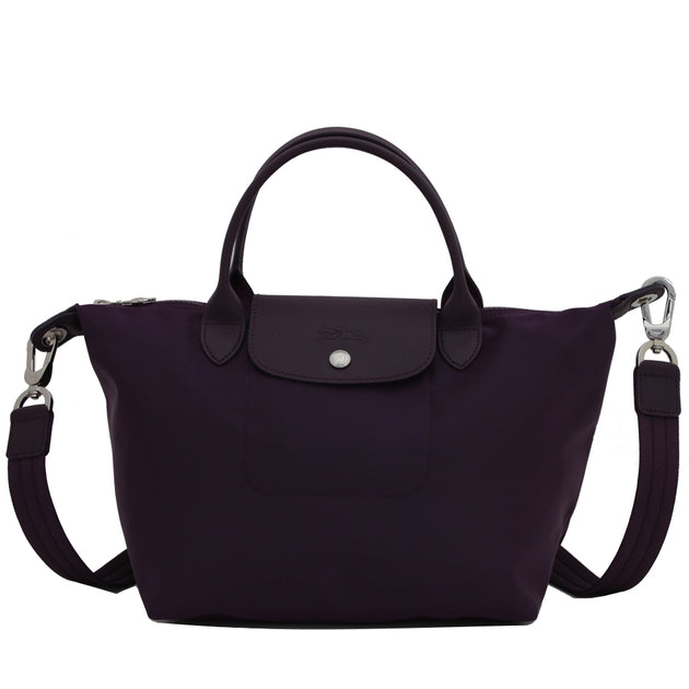 LONGCHAMP Le Pliage Large Hobo Messenger Bag Violet Nylon Bag France