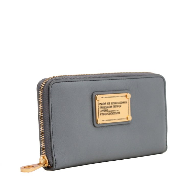 Marc by Marc Jacobs Classic Q Vertical Zip Around Wallet- Citron