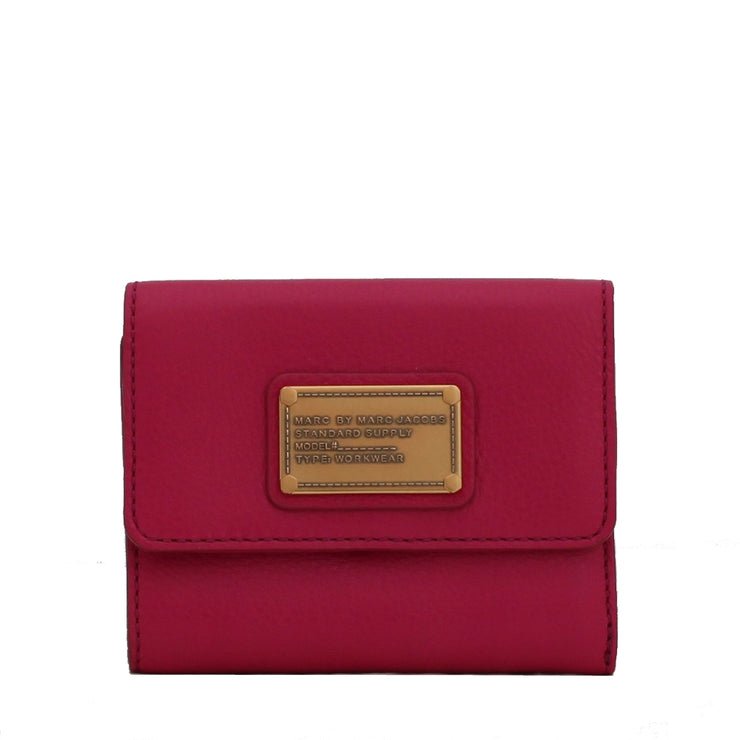 Marc by Marc Jacobs Classic Q New Billfold Wallet- Fuchsia