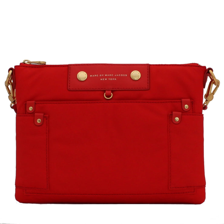 Marc by Marc Jacobs Preppy Nylon Tablet Commuter Bag- Blaze Red