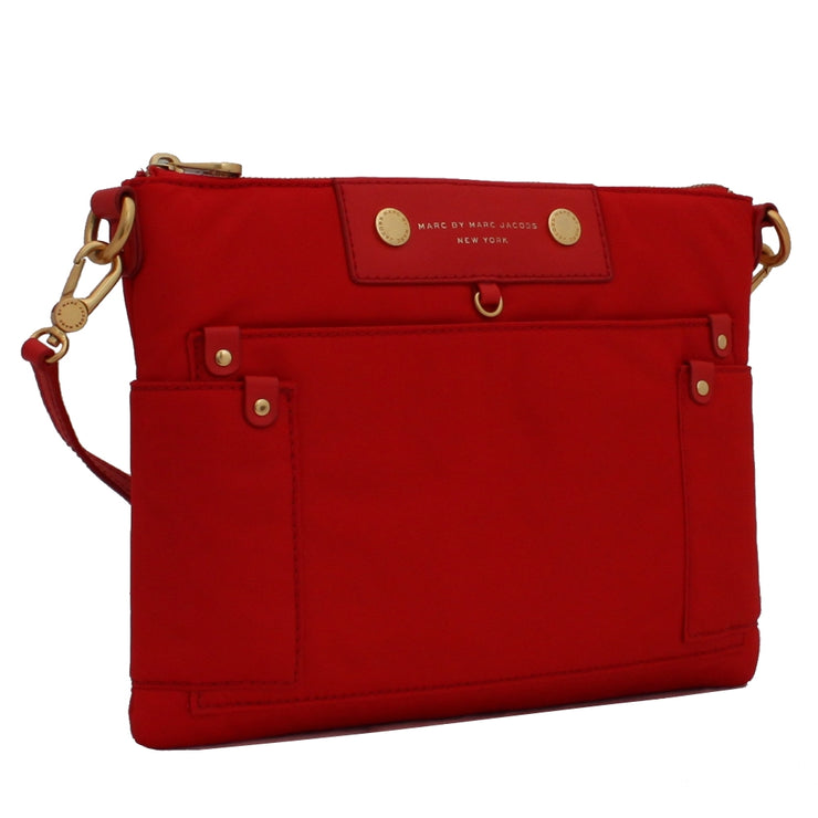 Marc by Marc Jacobs Preppy Nylon Tablet Commuter Bag- Blaze Red