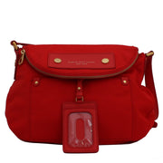 Marc by Marc Jacobs Preppy Nylon Natasha Crossbody Bag- Blaze Red