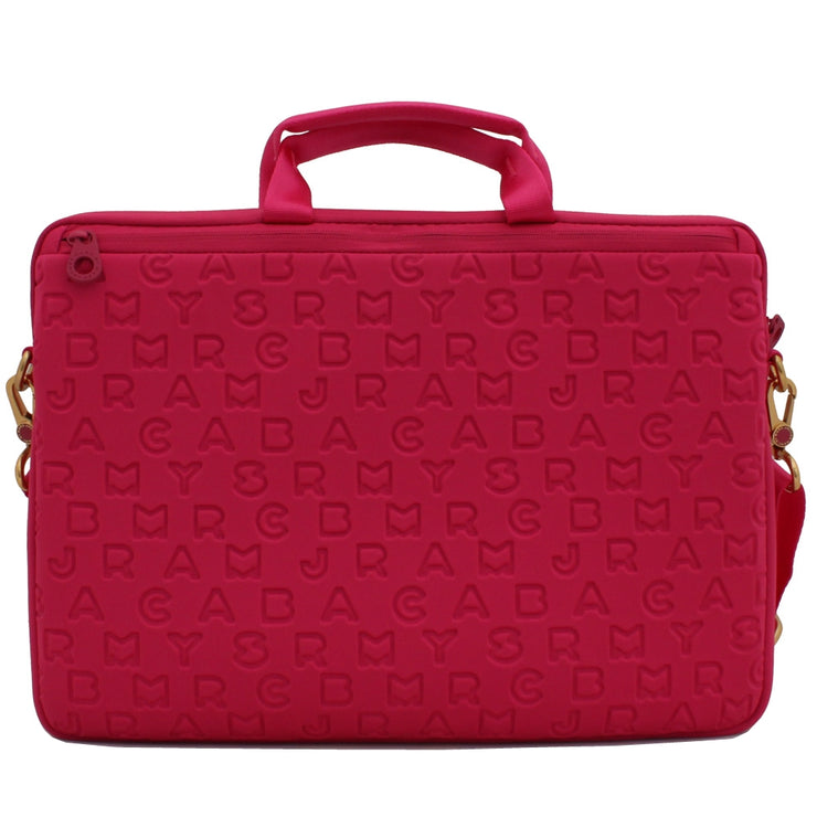 Marc by Marc Jacobs Dreamy Neoprene 15 Inch Computer Commuter Bag- Peony