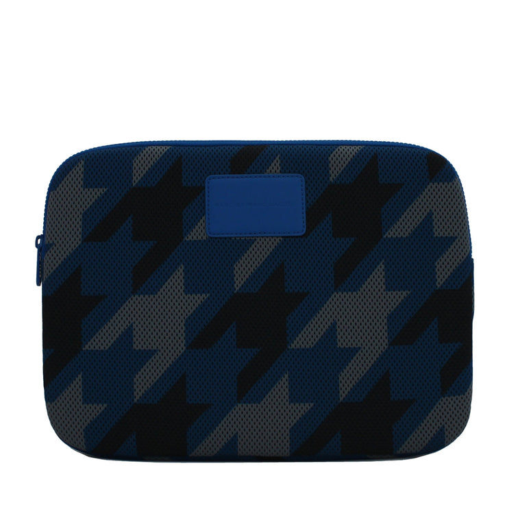 Marc by Marc Jacobs Houndstooth Mesh 13 Inch Computer Case- Aluminum Grey Multi