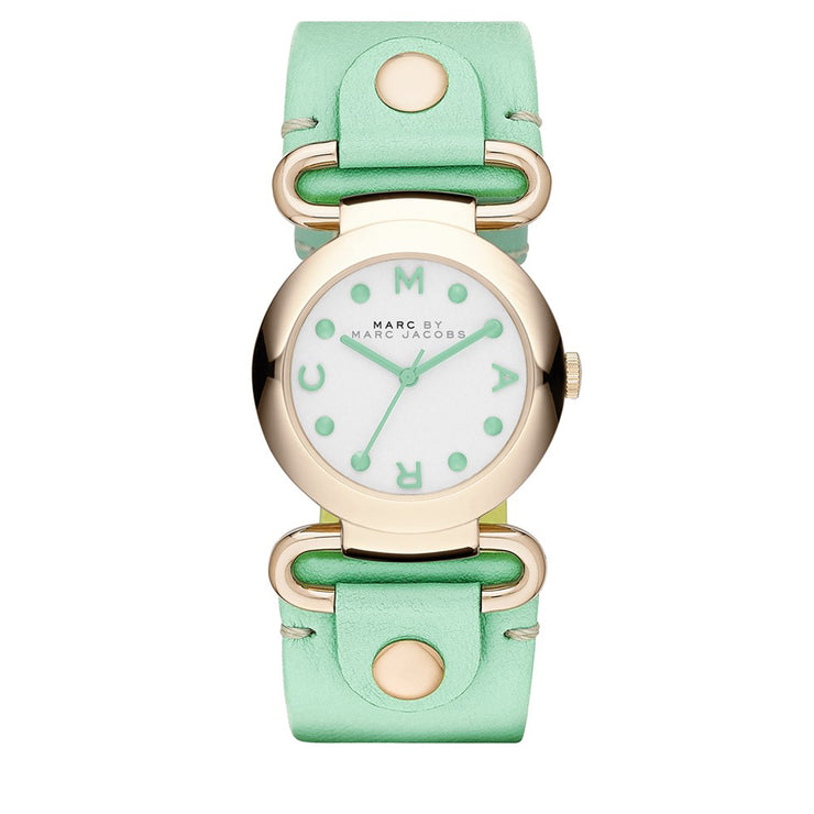 Marc by Marc Jacobs Watch MBM1306- Small Molly Minty Leather Ladies Watch