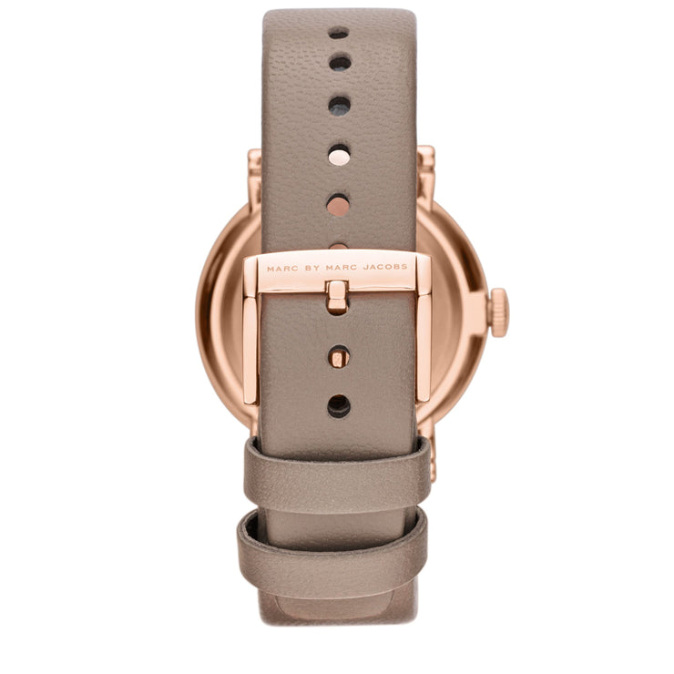 Marc by Marc Jacobs Watch MBM1266- Baker Grey Leather Ladies Watch