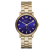 Marc by Marc Jacobs Watch MBM3343- Baker Blue Dial Gold Stainless Steel Ladies Watch