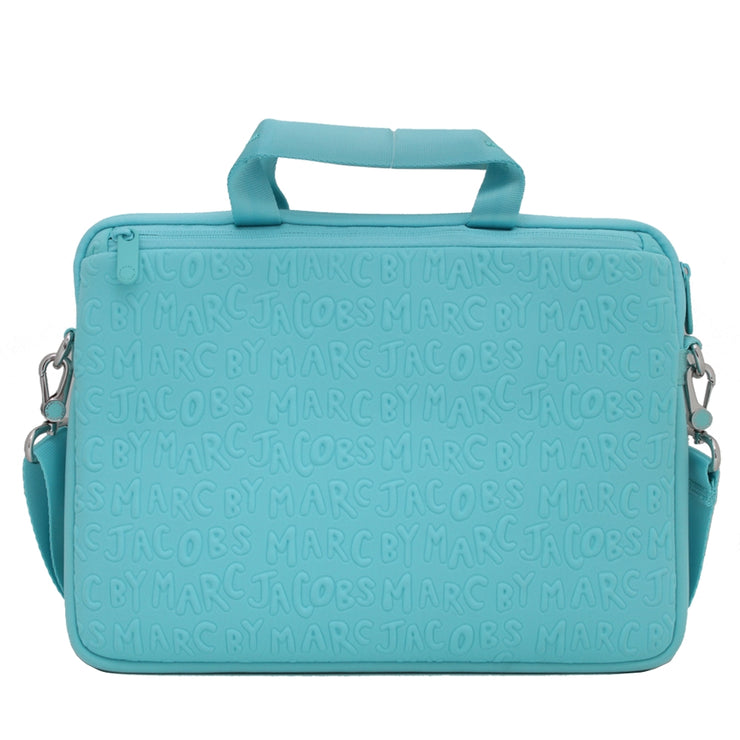 Marc by Marc Jacobs Adults Suck Neoprene 13 Inch Computer Commuter Bag- Sea Aqua