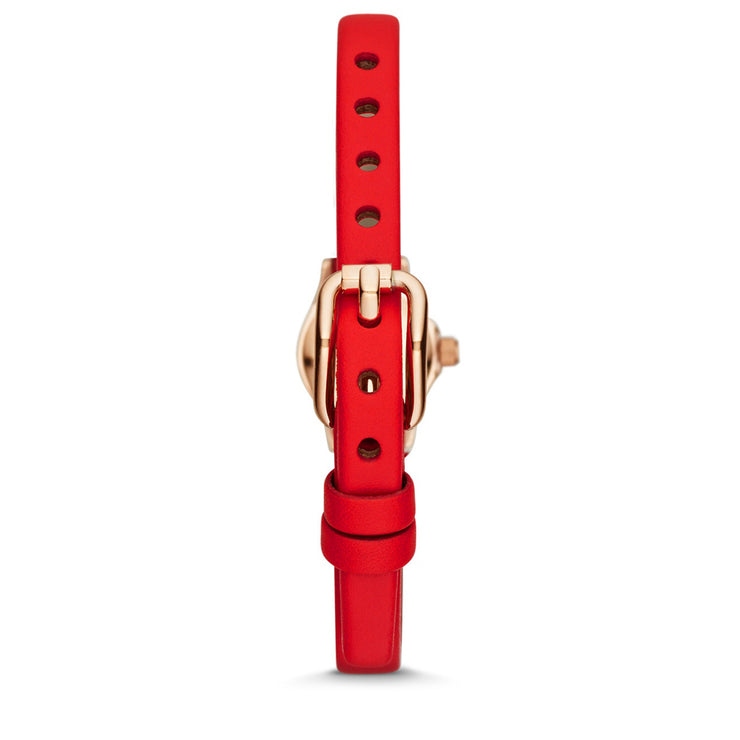 Marc by Marc Jacobs Watch MBM1343- Dinky Blade Red Leather Ladies Watch