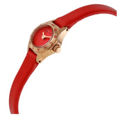 Marc by Marc Jacobs Watch MBM1343- Dinky Blade Red Leather Ladies Watch