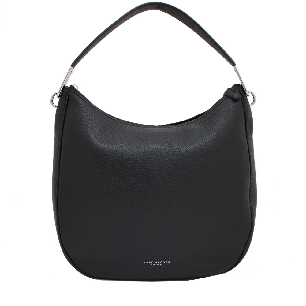 Marc jacobs hobo bag black leather hot sale