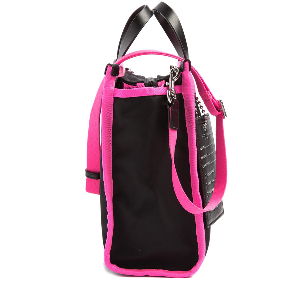 Marc Jacobs Retake Nylon Tote Bag - Black And Pink outlet neon