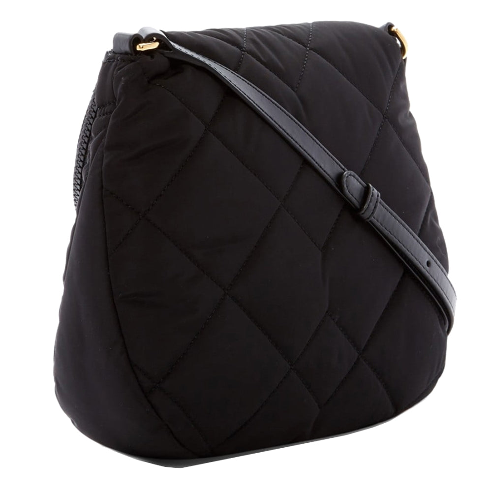 AUTH NWT $195 Marc Jacobs deals Mini Quilted Messenger Black Nylon Crossbody Bag