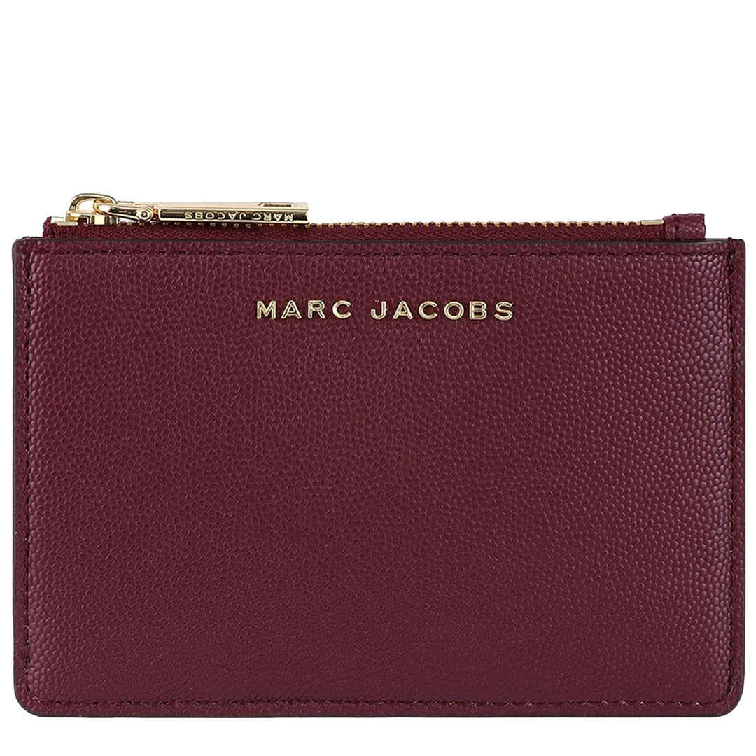 Marc Jacobs Top Zip Multi Wallet in Deep Purple PinkOrchard