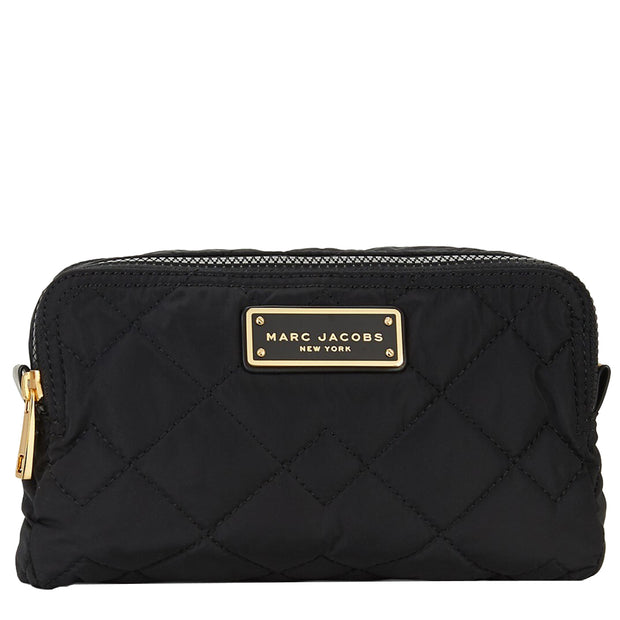 Buy Marc Jacobs Quilted Double Zip Cosmetics Bag in Black M0016114 Online in Singapore | PinkOrchard.com