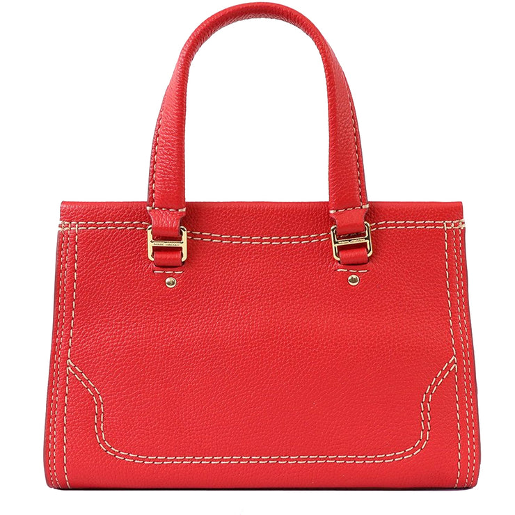 Marc Jacobs Red And White Small Snapshot Bag | Lyst