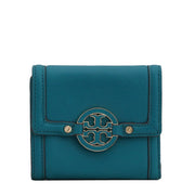 Tory Burch Amanda Trifold French Wallet- Electric Eel