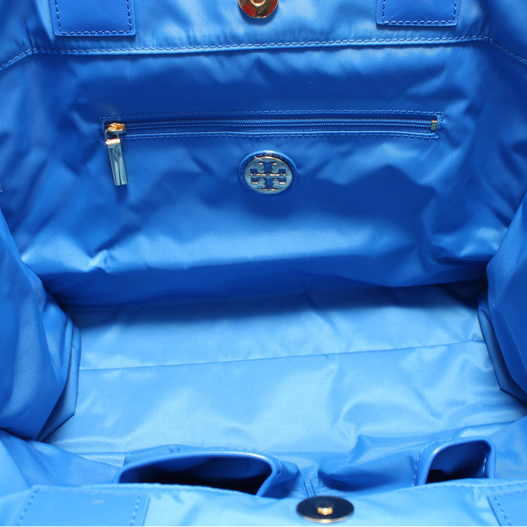 Tory Burch Ella Mini Ladies Medium Blue Nylon Tote Bag 45211405 