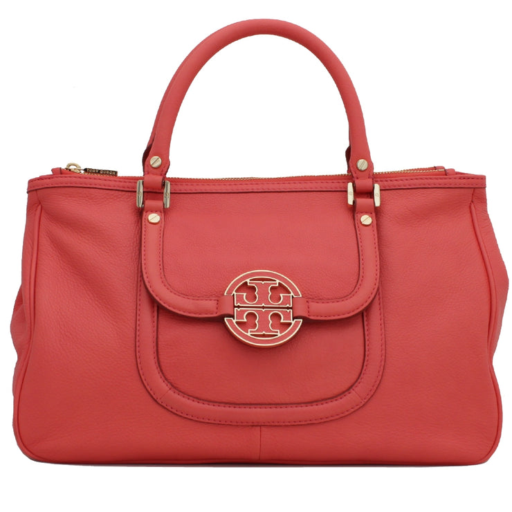 Tory Burch Amanda Double Zip Tote Bag- Strawberry