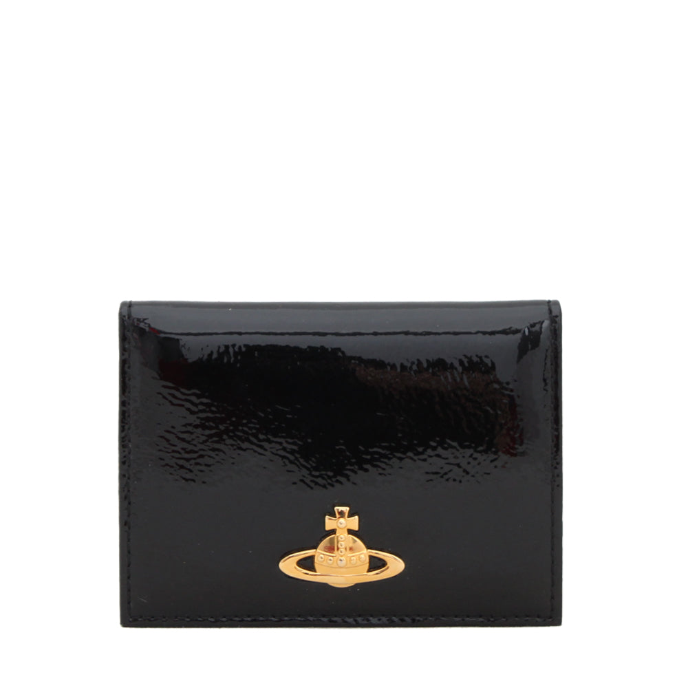 Vivienne Westwood Classic Orb Card Holder- Black