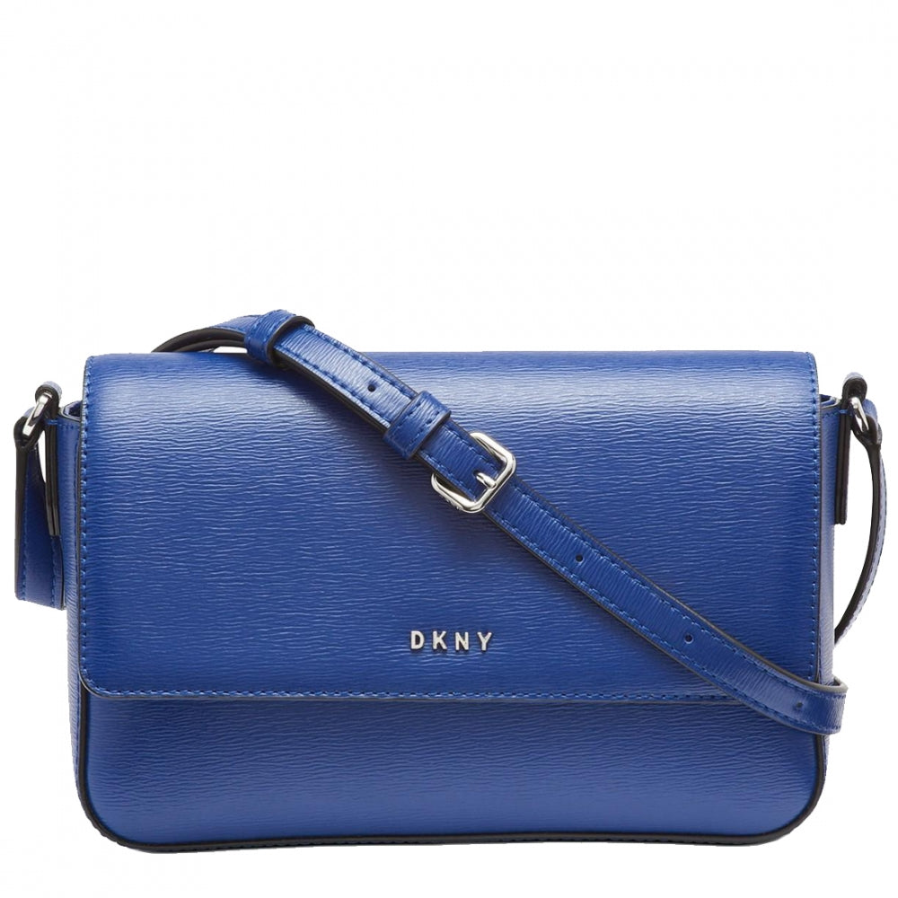 DKNY Bryant Medium Flap Crossbody Bag in Royal Blue