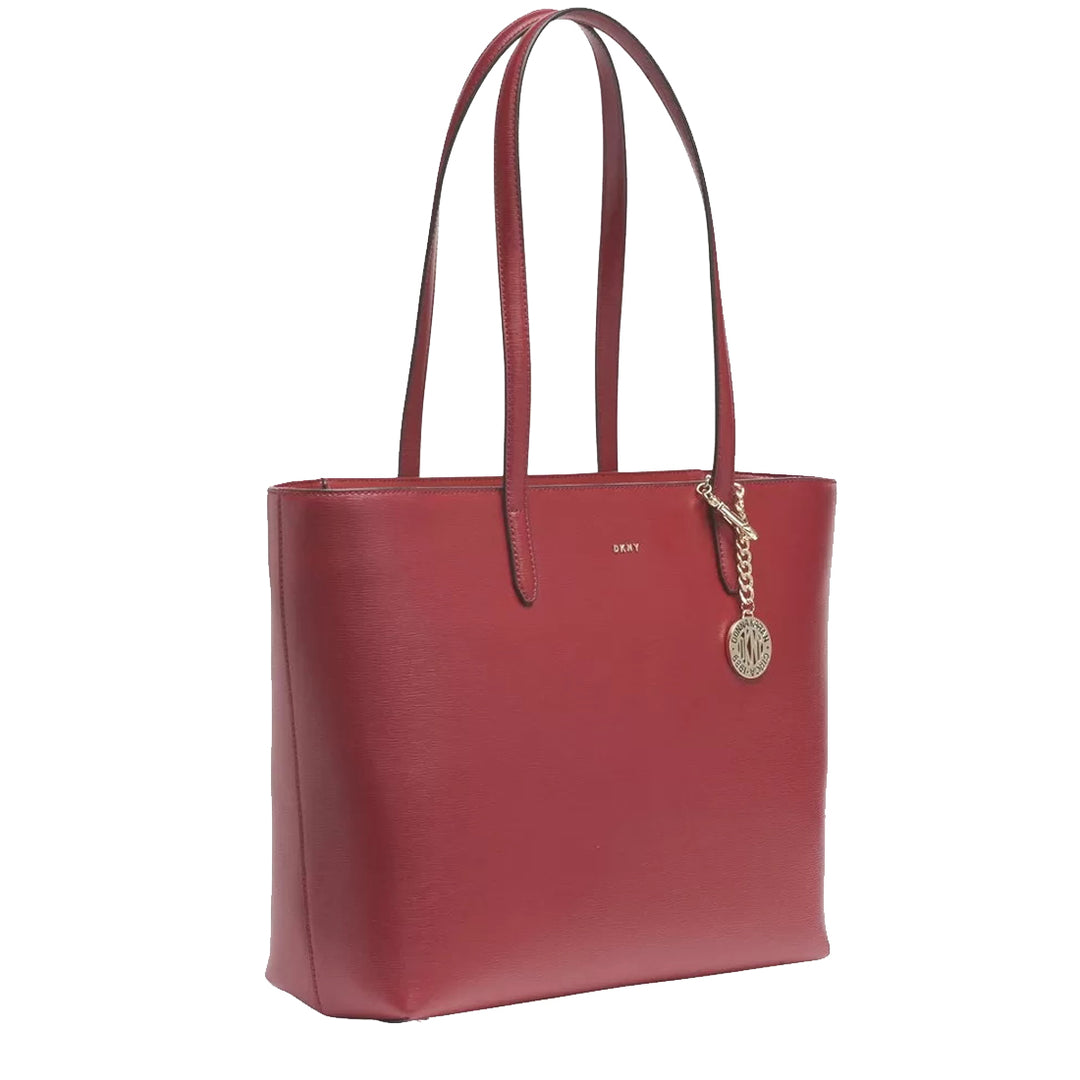 Dkny red tote bag best sale