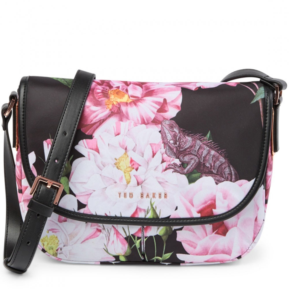 Ted Baker Junaa Iguazu Nylon Satchel Bag Black