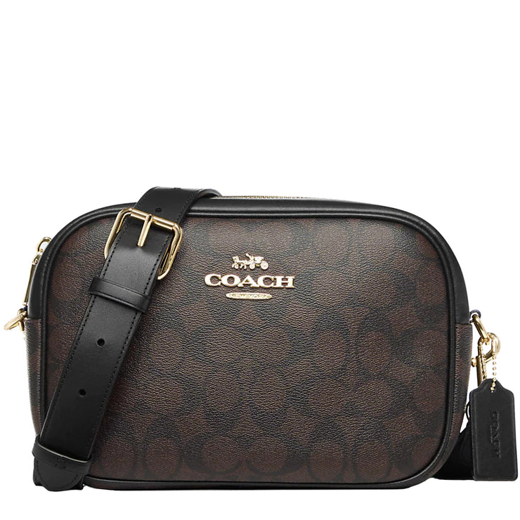 Buy Coach Jamie Camera Bag In Signature Canvas in Brown Black CA547 Online in Singapore | PinkOrchard.com