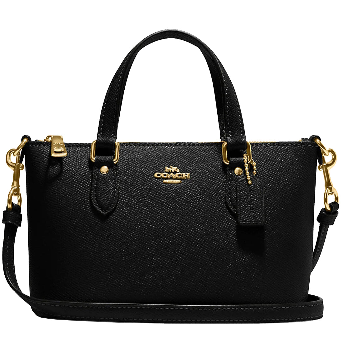 Coach Mini Gallery Crossbody Bag in Black CH198 – PinkOrchard.com