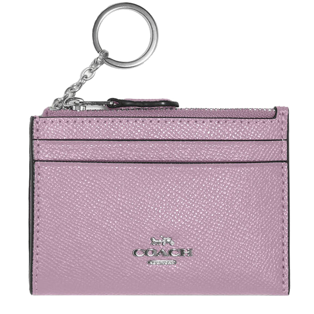 Coach Zip Card Case In Ice outlet Purple