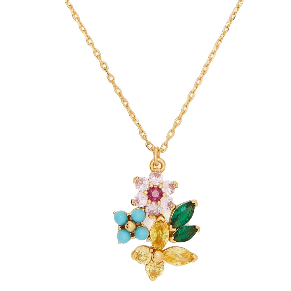 Buy SHAYA BY CARATLANE Springtime Bloom Flower Pendant Necklace in Gold  Plated 925 Silver | Shoppers Stop