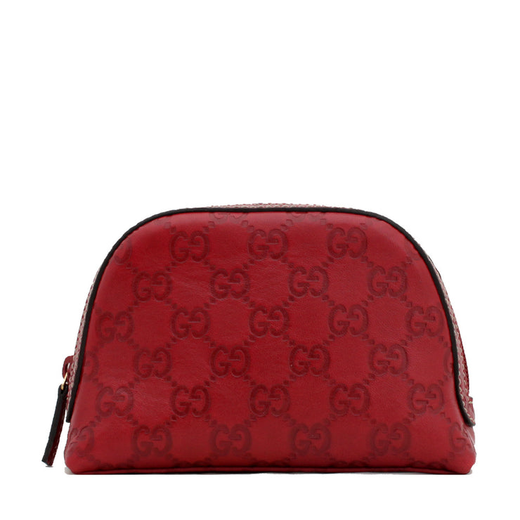 Gucci GG Guccisima Leather Dome Cosmetic Case